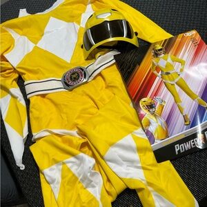 Yellow and White Costume with Helmet